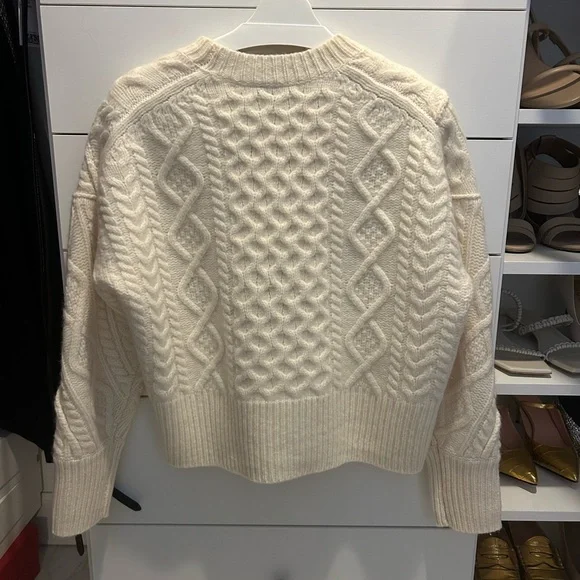 J Crew x Anna October Cable Crewneck Seeater - Picture 4 of 5